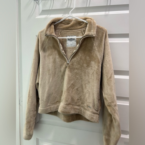 Cropped quarter zip pullover, size small - Picture 2 of 2